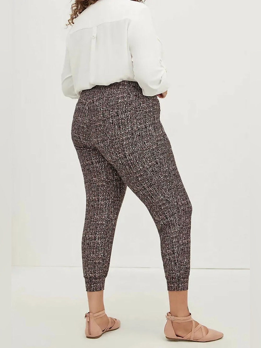 Torrid Patterned Pixie Ponte Pull On Pants Size 3 (3X) Tall